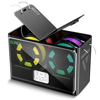 Amazon.co.jp: SUNLU フィラメントドライヤー S4、4 スプール