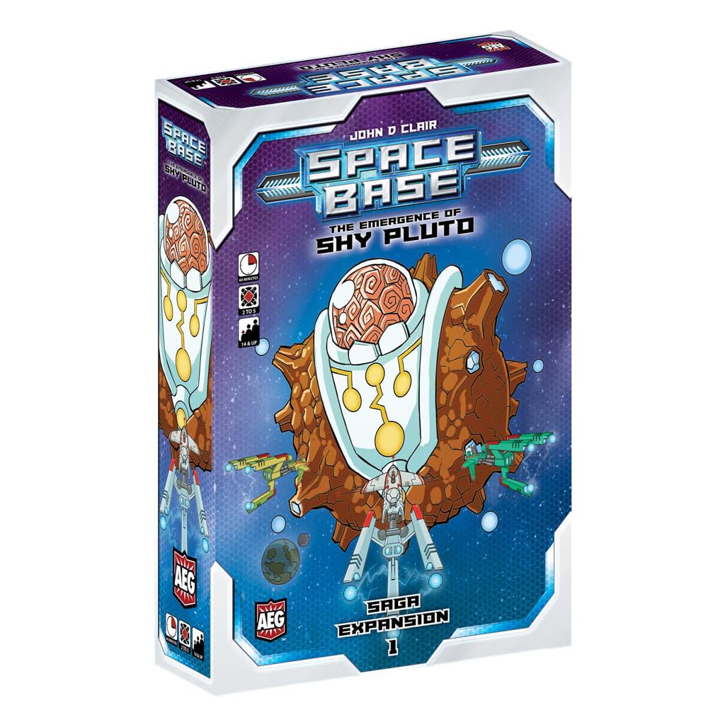 AEGスペースベース:恥ずかしがり屋の冥王星サーガ拡張の出現|ストーリーベースのシナリオ、植物の殺し屋を止める、秘密を発見する| 2~5人用 | 対象年齢10歳以上