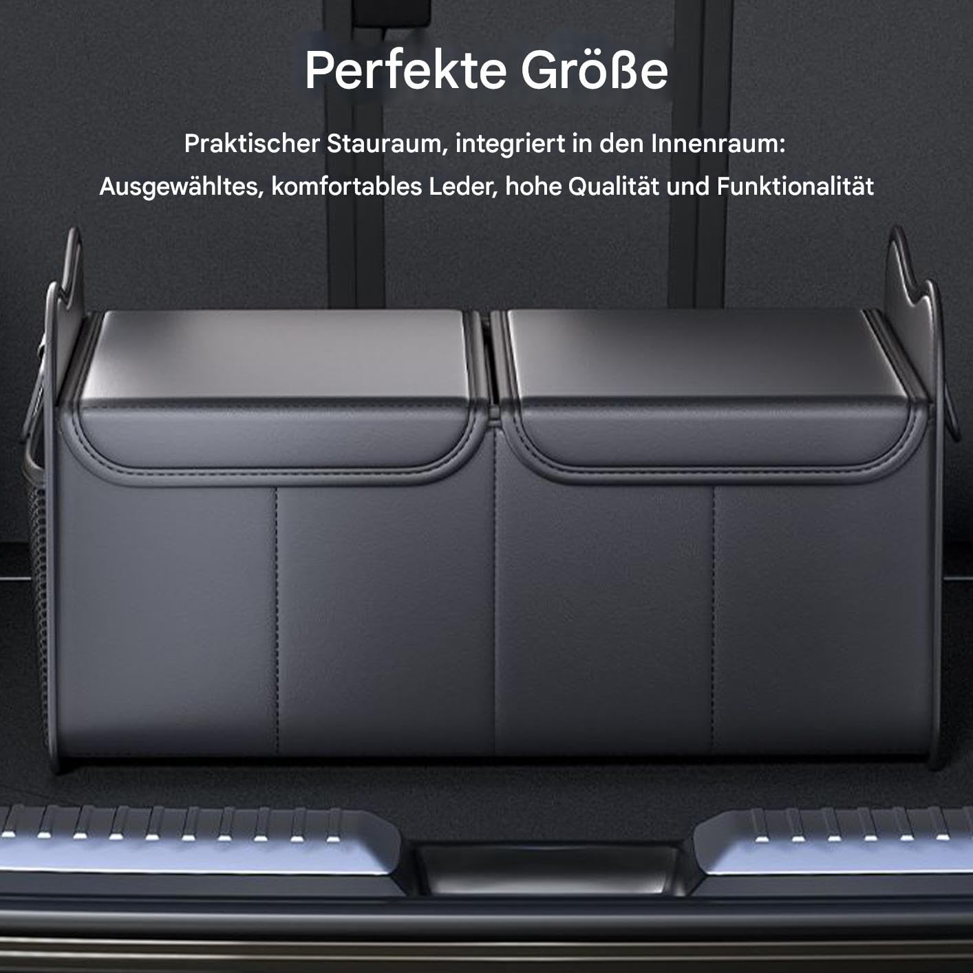 Organizer per bagagliaio per auto, contenitore per il veicolo | organizer per bagagli, accessorio per auto, pieghevole, ideale per viaggiare con camion, berlina, vacanze, viaggio su strada