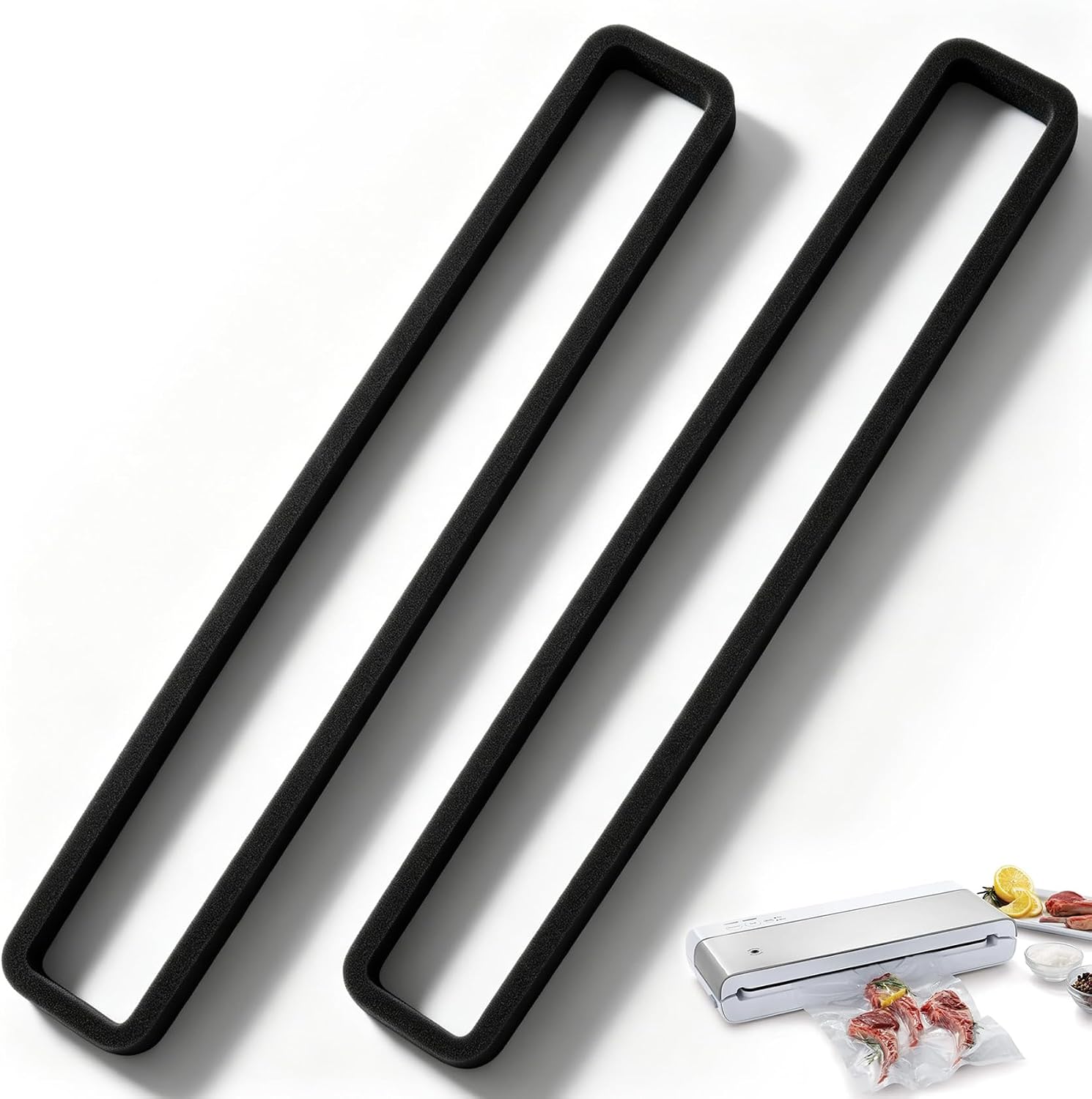 2-Pack Vacuum Gasket Foam Seal Replacement for FoodSaver | Fits FM2000 FM2010 FM2100 GM2050 GM2150 VS0150 VS0160 Series Vacuum Sealer