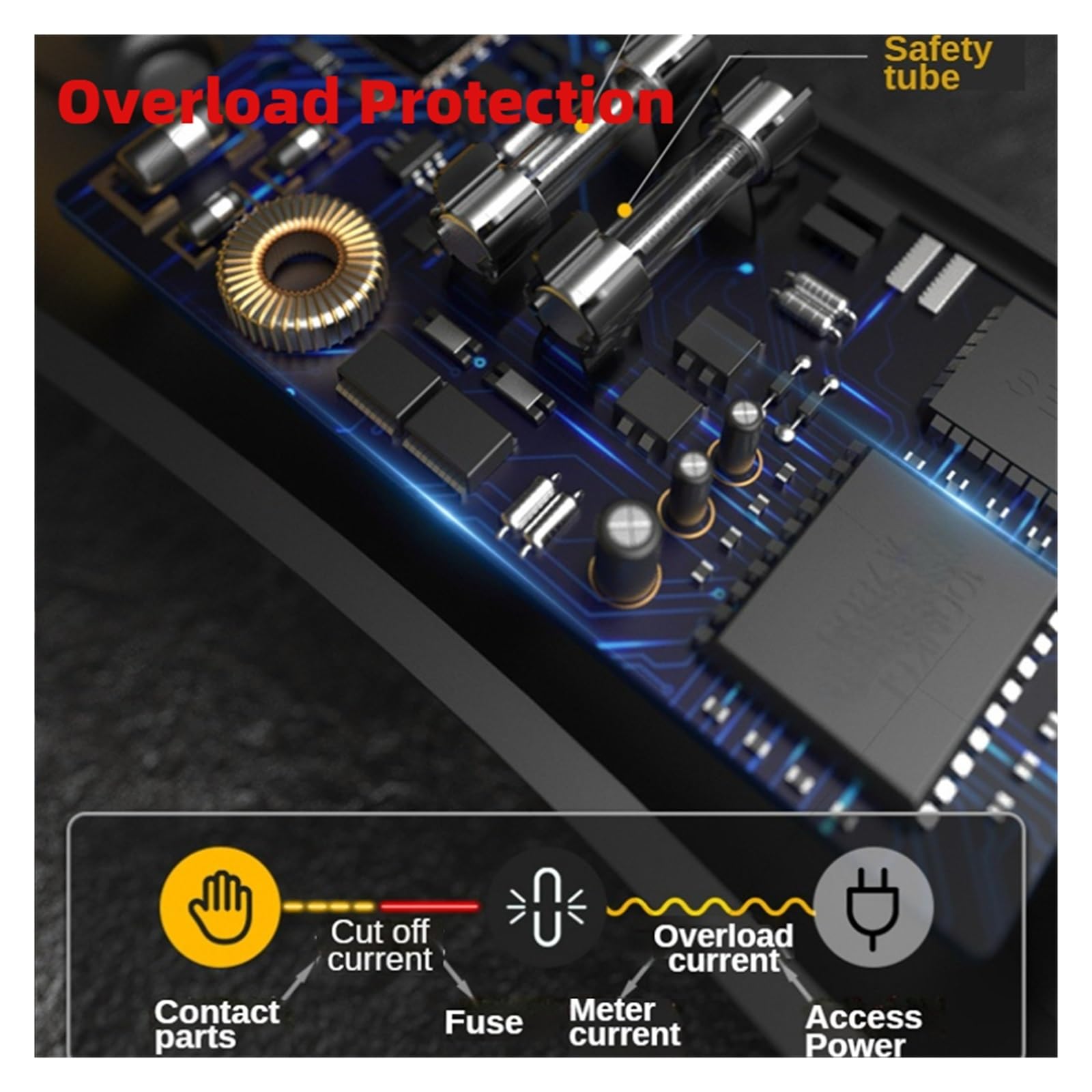 Pistola for colla a caldo da 300 W, display digitale, temperatura regolabile, ugello in rame, usa stick di 11 mm, strumento fai te for la casa, pistola for termica(Yellow,300W-Switch-Y)