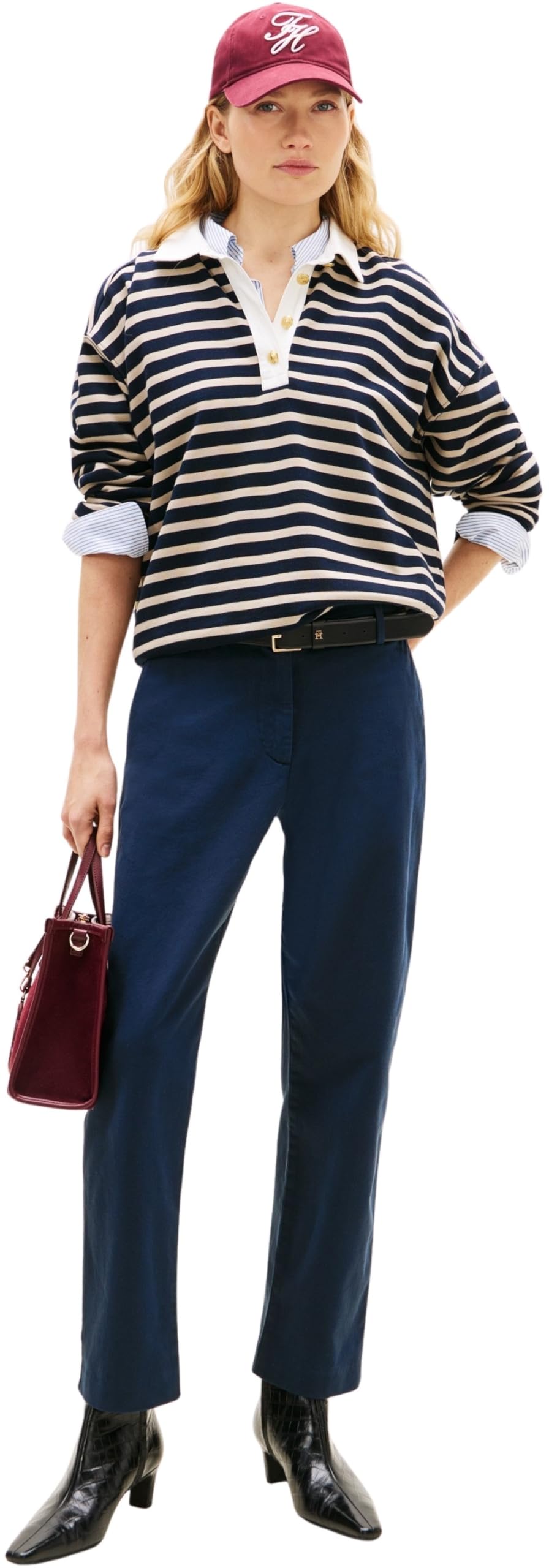 Tommy Hilfiger Stretch GMD Slim Straight Chino Ww0ww48337 - Chino - Chino - Femme