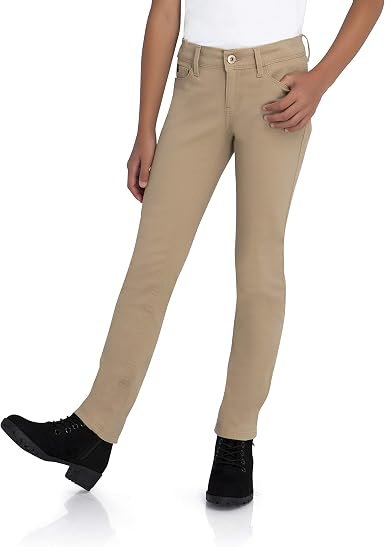 Amazon.com: Jordache - Pantalón de mezclilla para niña (ajustado, cintura  ajustable, talla 5, delgada, 6, 14 delgado), Straight, 5 tallado, Caqui :  Ropa, Zapatos y Joyería