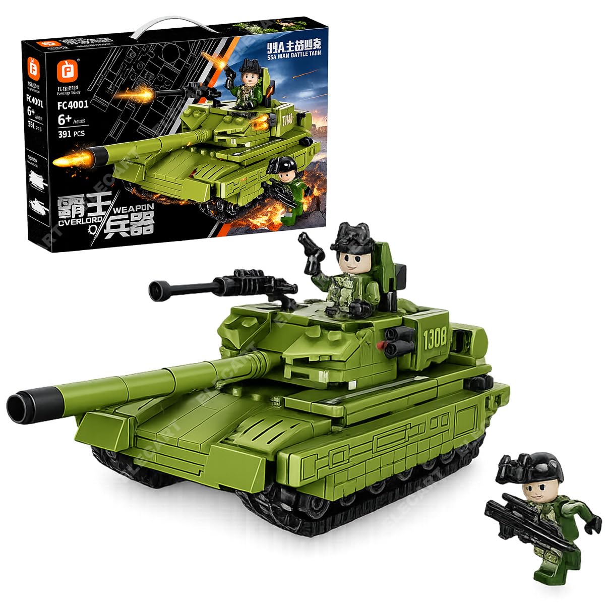 Dana M2 Military Vehicle Building Blocks Set – Highly Detailed Armored Model Kit for Teens & Adults – Educational 3D Puzzle Toy for Teens & Adults 391 Pcs-image-44