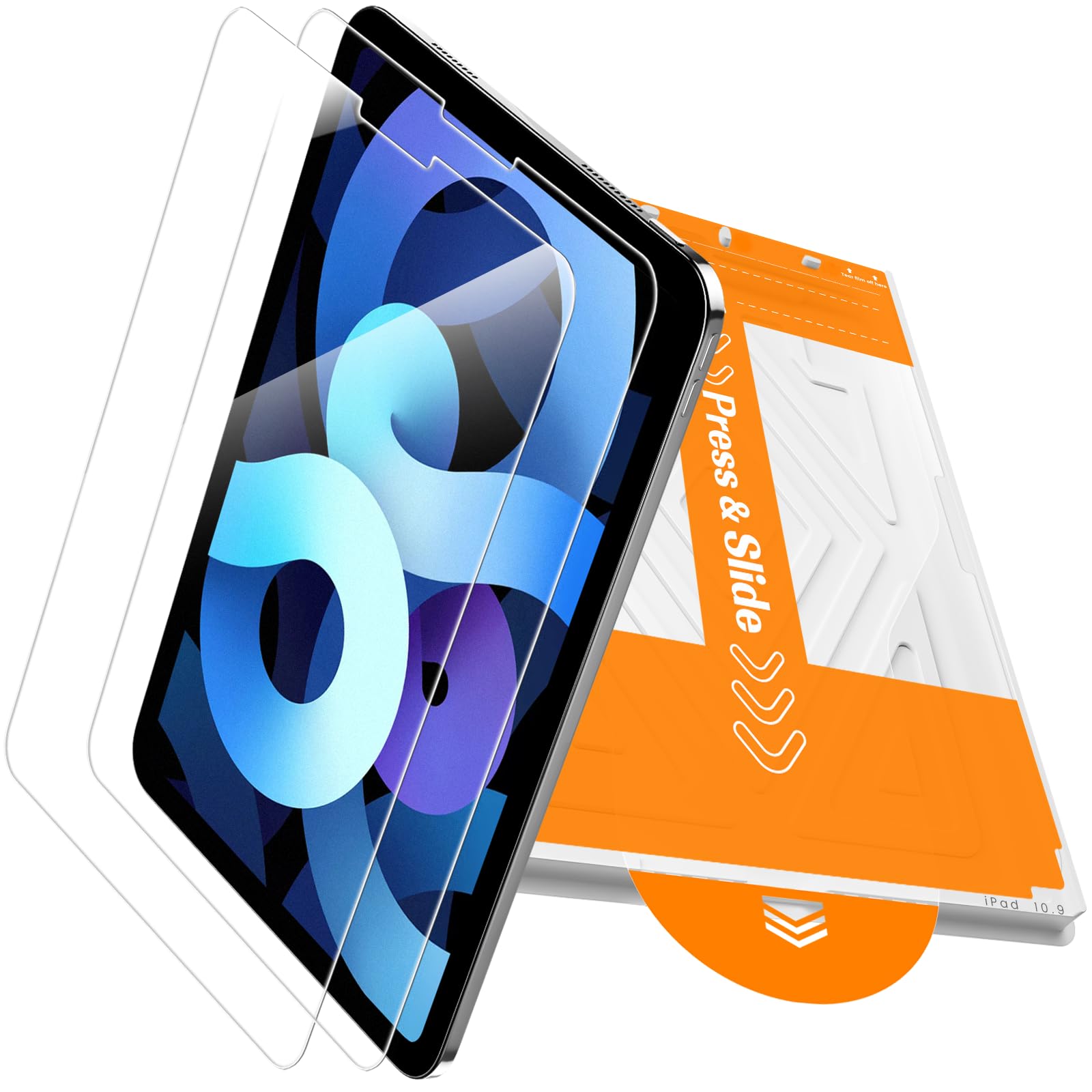 PandaShield 2-Pack HD Clear Screen Protector for iPad Air 10.9-Inch 5/4 Gen
