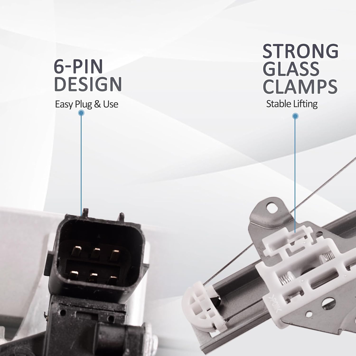 Front Left Driver Side Power Window Regulator with Motor Assembly Compatible for 2019-2022 Nissan Altima Replacement 807216CA0A, 807306CA0A