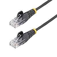 StarTech.com Cavo Ethernet CAT6 Nero da 7m; Patch UTP con Plug RJ45 Antigroviglio