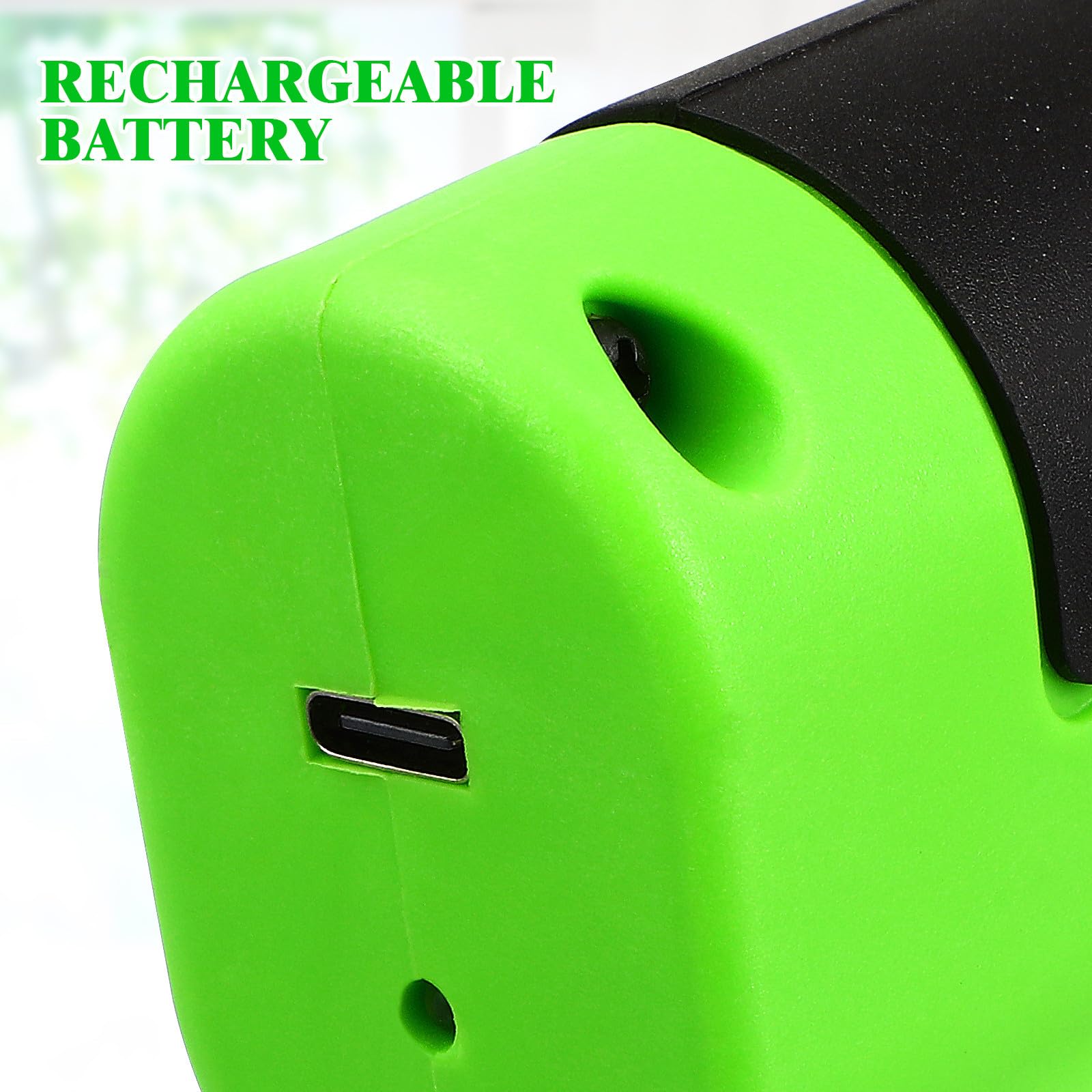 Generic Podadora Eléctrica Recargable para Jardín Cuchillas de Aleación y Mango Ergonómico para Recorte Rápido y Duradero en Césped y