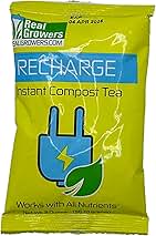 Real Growers Recharge - Mycorrhizae Instant Compost Tea/Soil Microbes for Plant Growth - 2oz