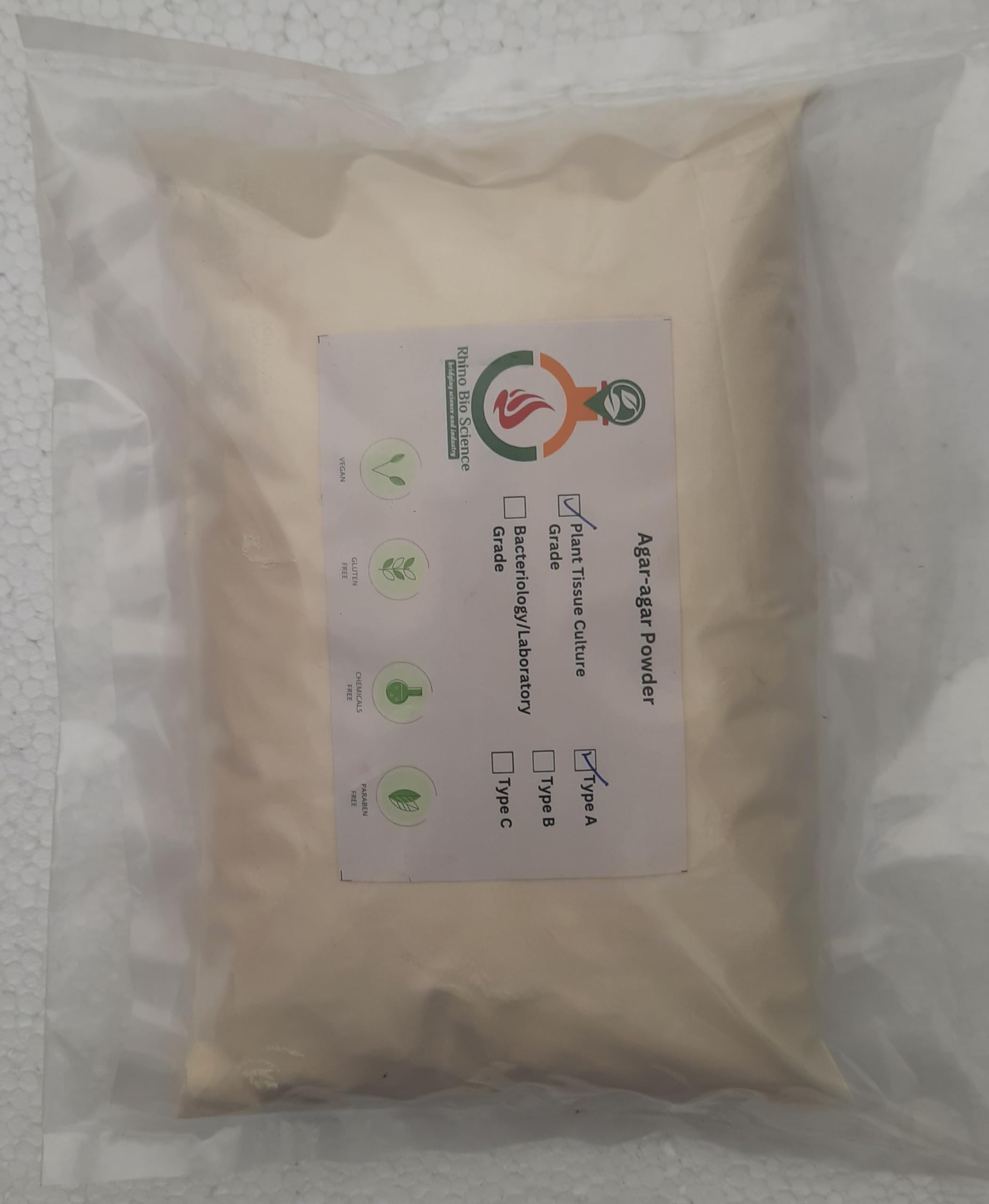 Agar Agar Powder 1Kg, Plant Tissue Culture Agar, PTC Grade Agar, Agar Agar,  PTC Grade Agar, Gel Strenght Greater than 700g/cm, Gelling Agent, Tissue  Culture Agar, PTC Agar, PTC Lab Agar :