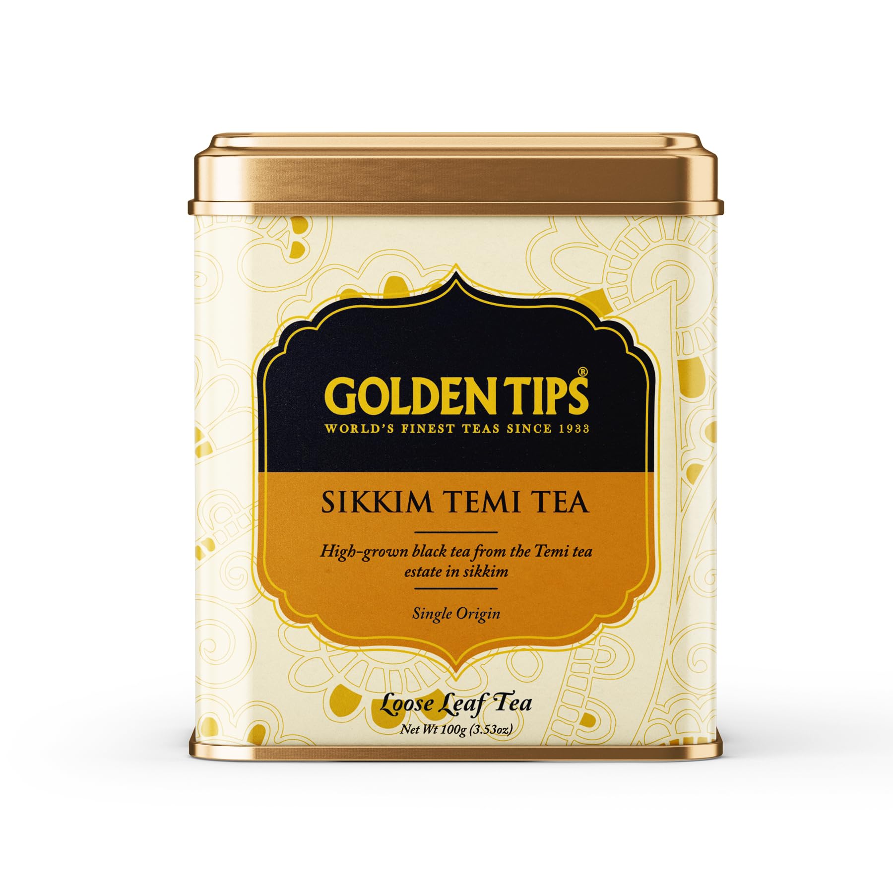 Golden Tips Garden Fresh Loose Leaf Temi Sikkim Black Tea Tin Can (100 Gram, 40 cups) (B01EA5JIIA) Amazon Price History, Amazon Price Tracker