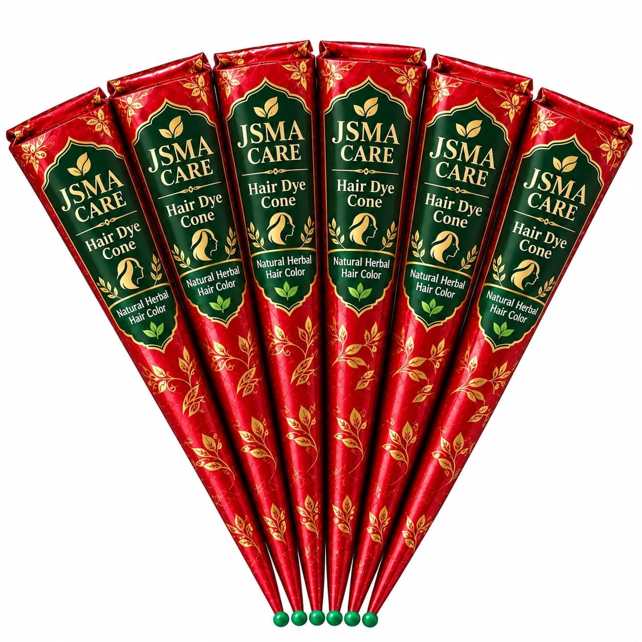 Amazon.com: 6 Pack Cones Natural Ready to Use Henna Paste Hair