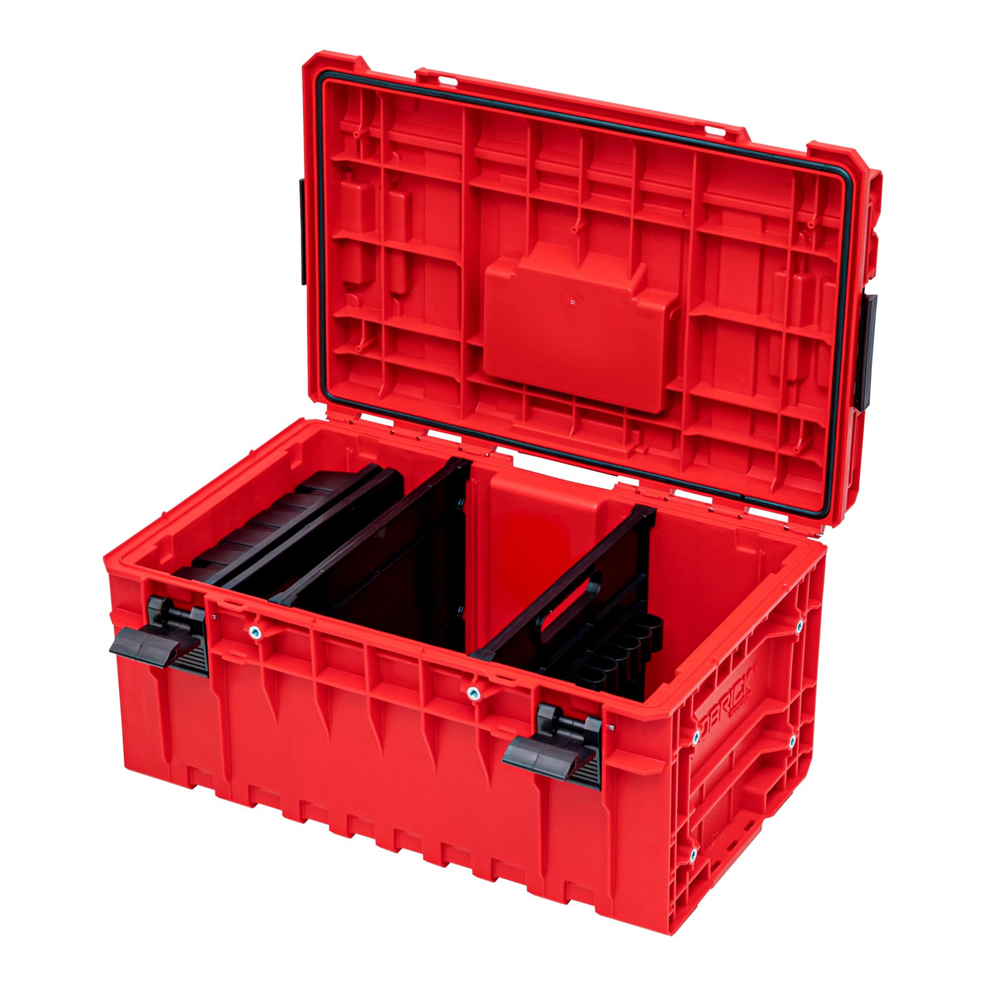 Toolbrothers RHINO ONE 350 2.0 Vario RED ULTRA HD Custom walizka narzędziowa organizer modułowy 585 x 385 x 320 mm 38 l można układać w stos IP66