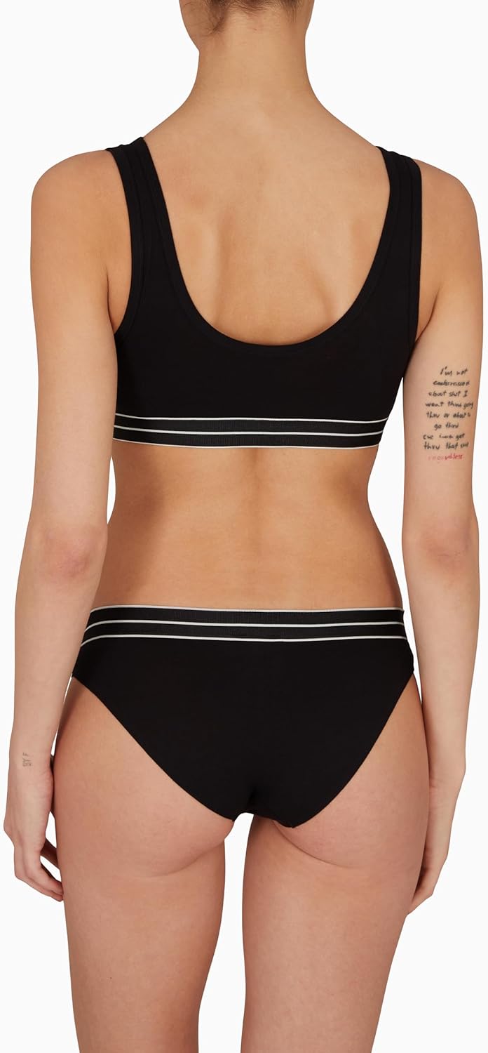 Emporio Armani Women's Everyday Cotton Bralette Bra - Image 3