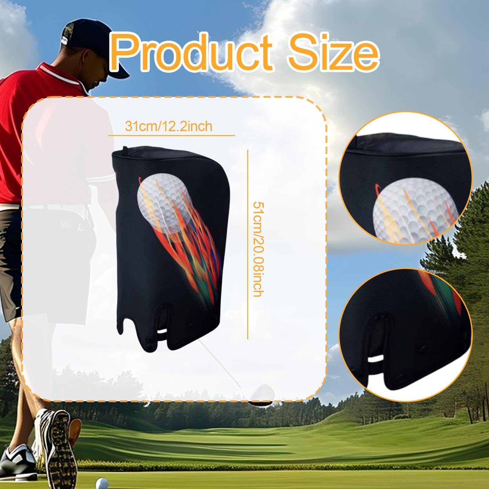 Funda Impermeable para Bolsa de Golf Cubierta Antipolvo Portátil Resistente Al Agua Protección Ligera Almacenamiento Fácil Adecuada para Principiante