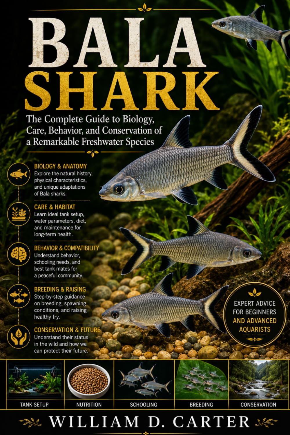 BalaShark: A Complete Guide to Biology, Care, Behavior, and Conservation of a Remarkable Freshwater Species