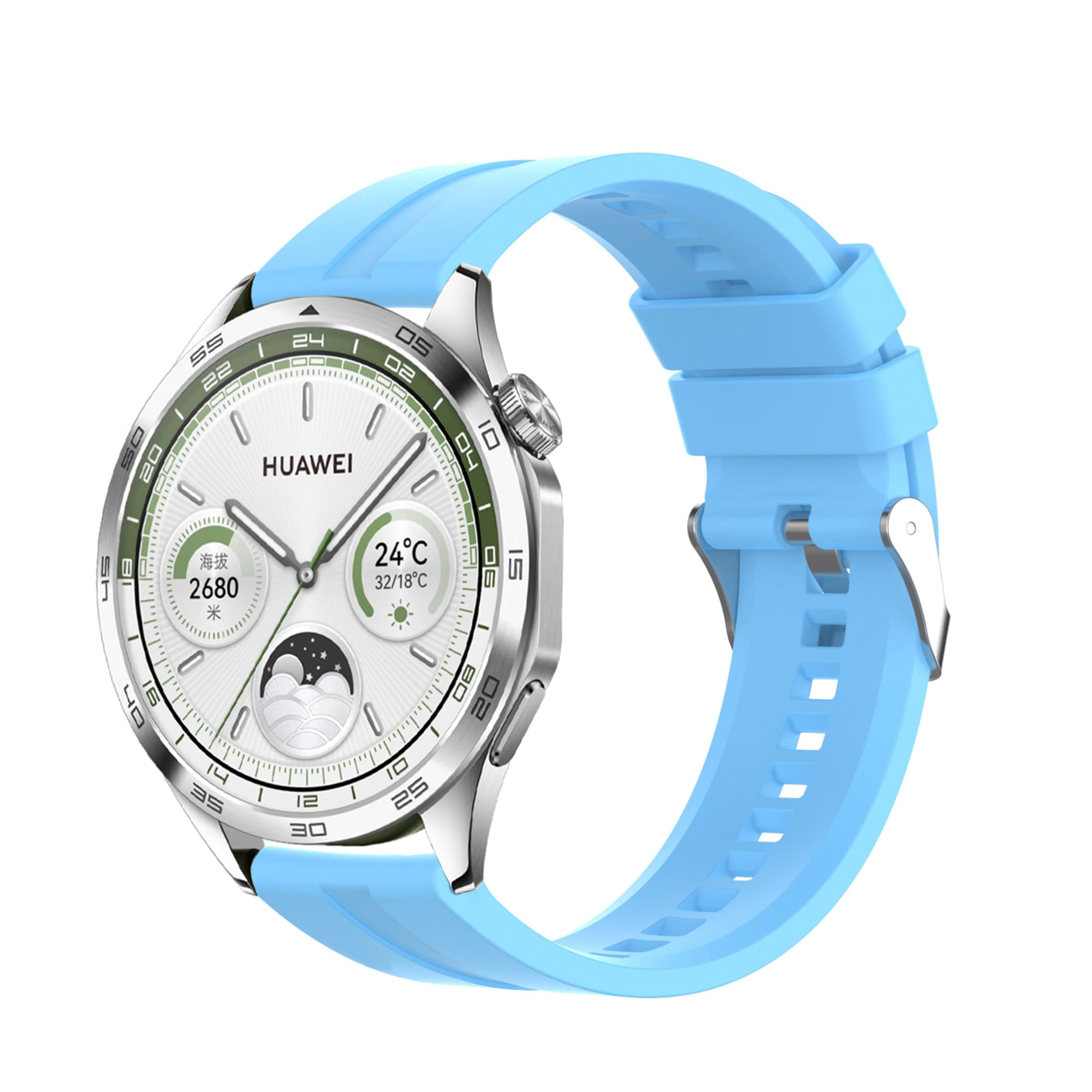 CZhkg Watchbands for Garmin Venu 2 Band, 22mm Sport Silicone Quick Release Strap Replace Bracelet Armband Wristband for Garmin Forerunner 965/265/ 255 Music/ 255 /Galaxy Watch 3 45mm (blue2)