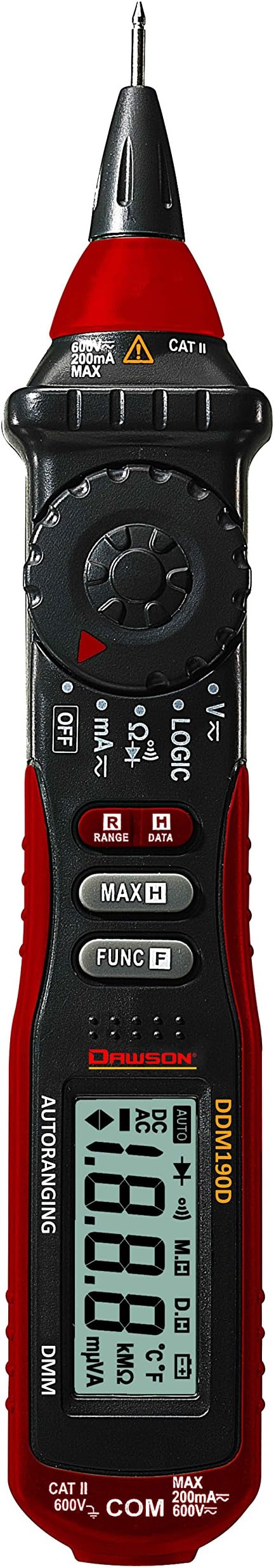 Dawson Tools DDM190D Pen-Type Digital Multimeter with Logic Test
