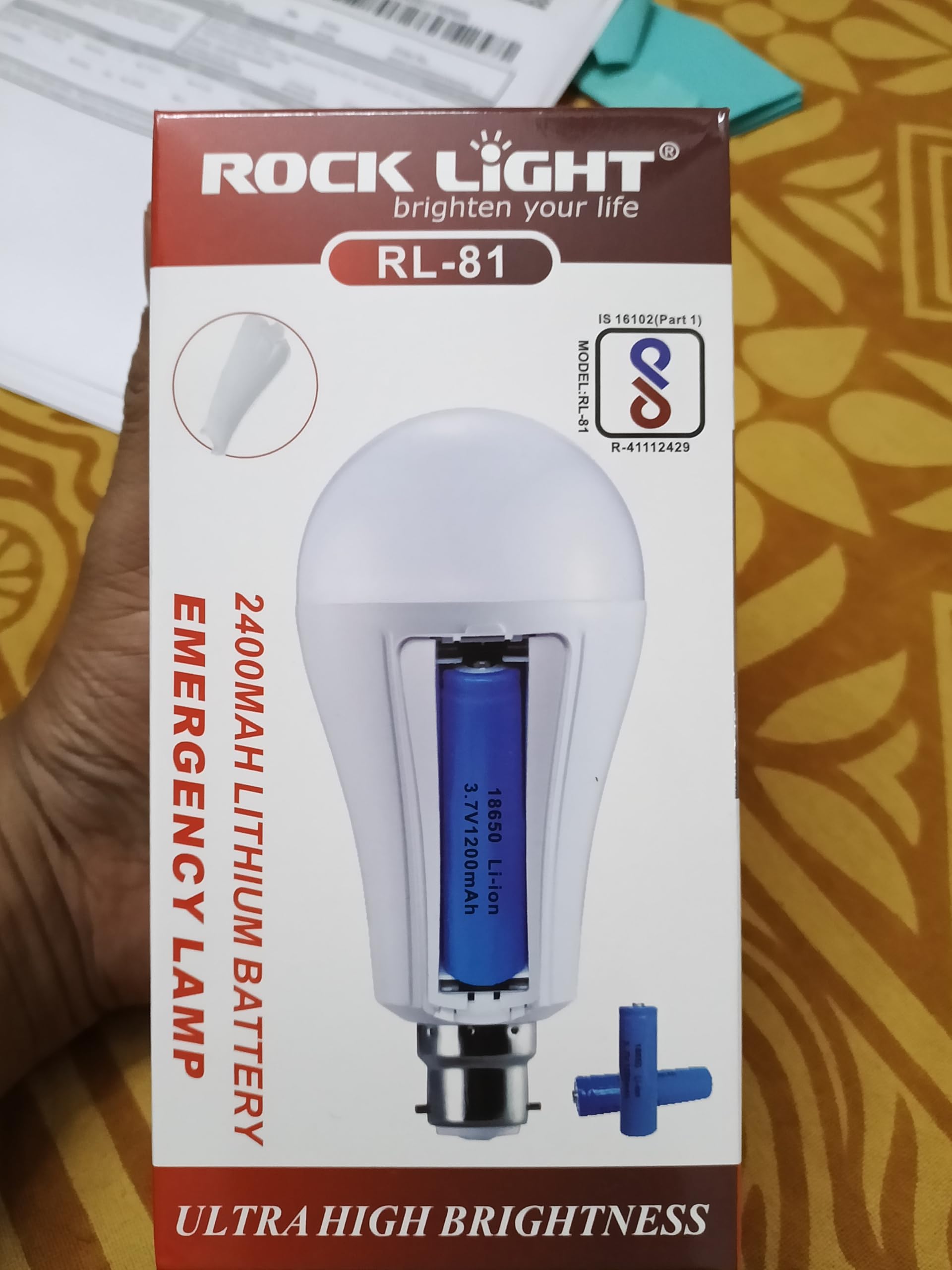 Rock Light® RL-81 LED Emergency Lamp, 100W, Ultra High Brightness, 2400mAh Lithium Battery-image-31