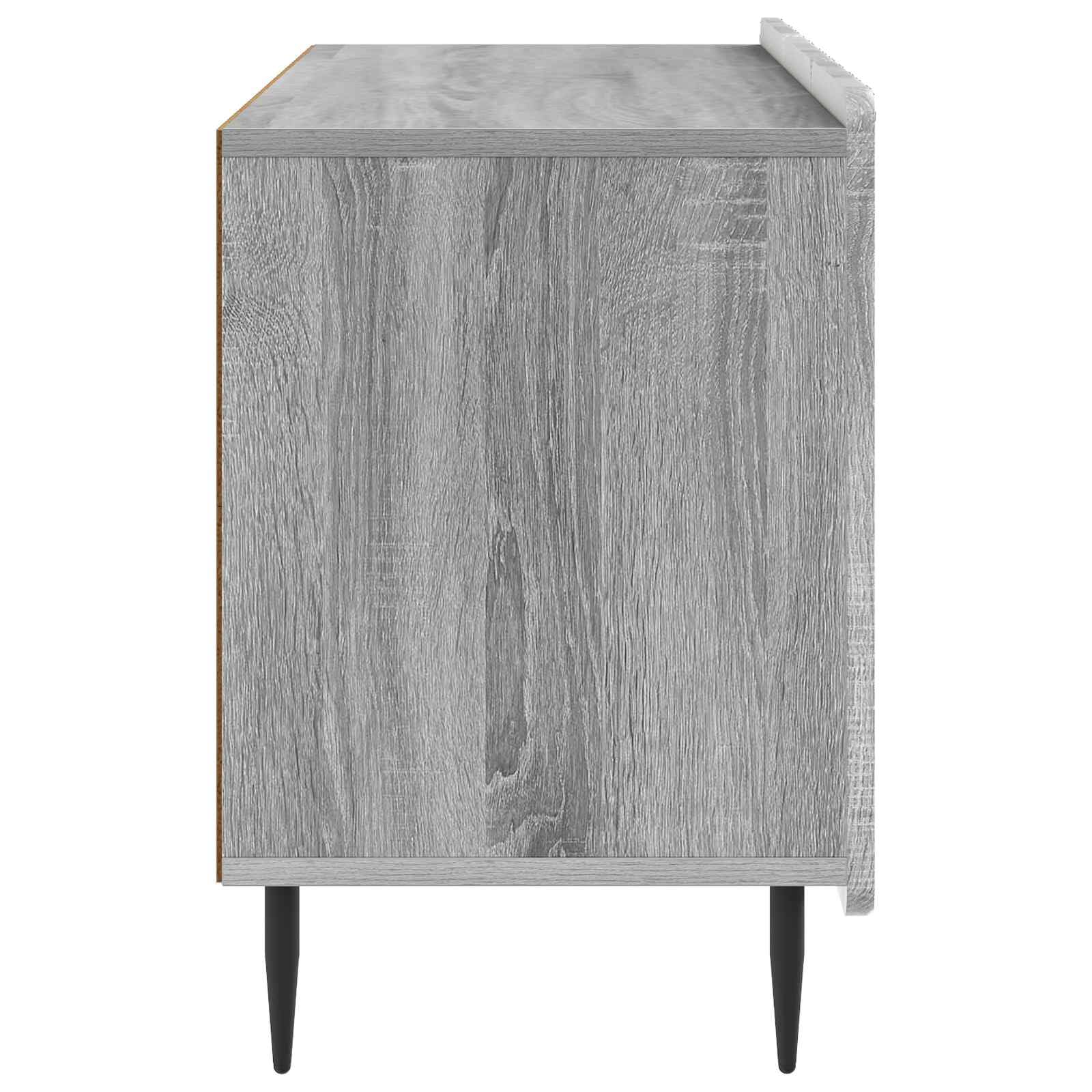 Drewnopochodny Nowoczesny Szafka TV 99x34 5x52 cm Szary
