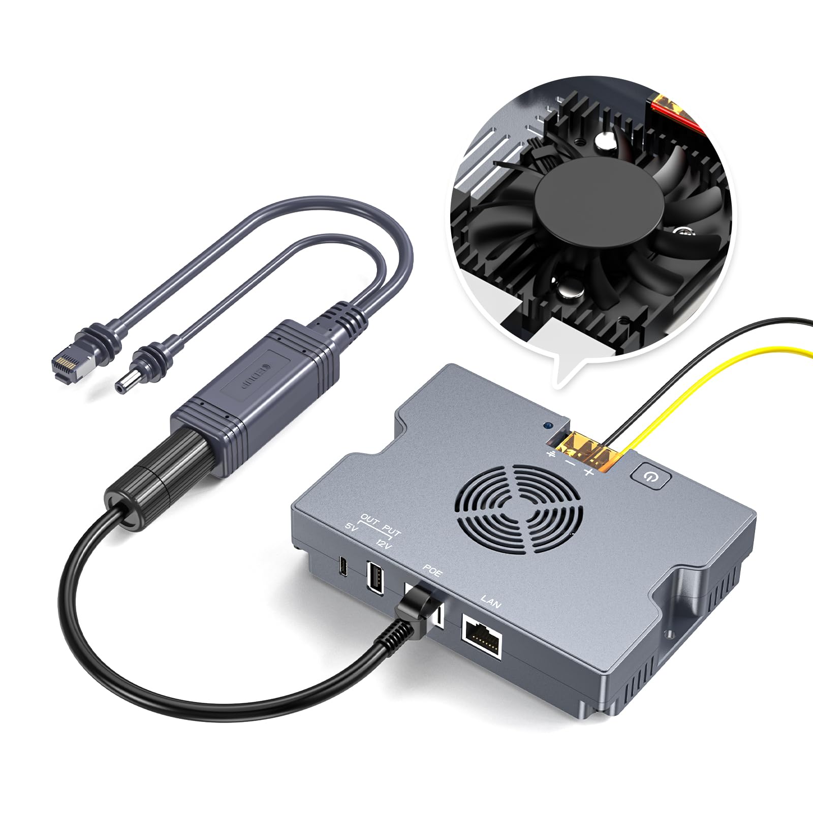 Amazon.com: EDUP Starlink PoE Splitter Kit with Fan Heat Sink for