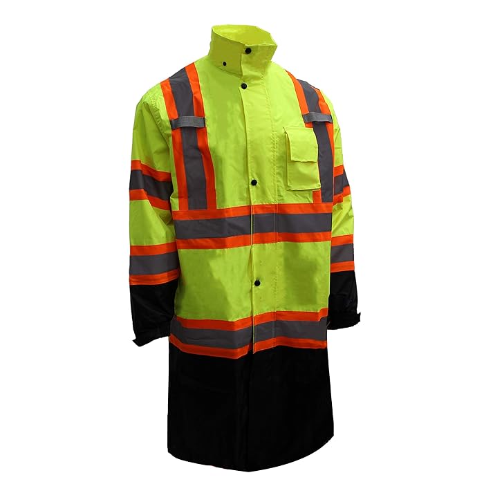 Buy RK Safety RCCLA3TLM66 Class 3 Rainwear Reflective HiViz Black
