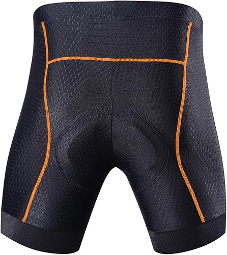 Miniatura 3 de Souke Sports - Pantalones cortos de ciclismo para hombre con acolchado 4D para bicicleta, MTB con empuñaduras antideslizantes