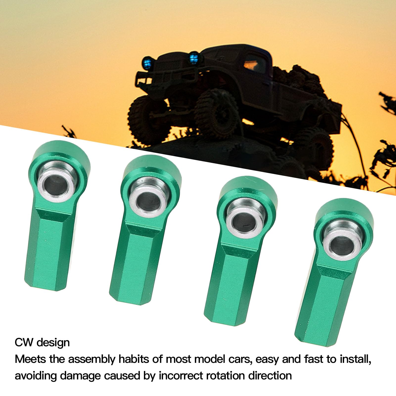 Aluminum Rear Upper Link Silver for Axial 1/8 RC Car Yeti XL AX31014