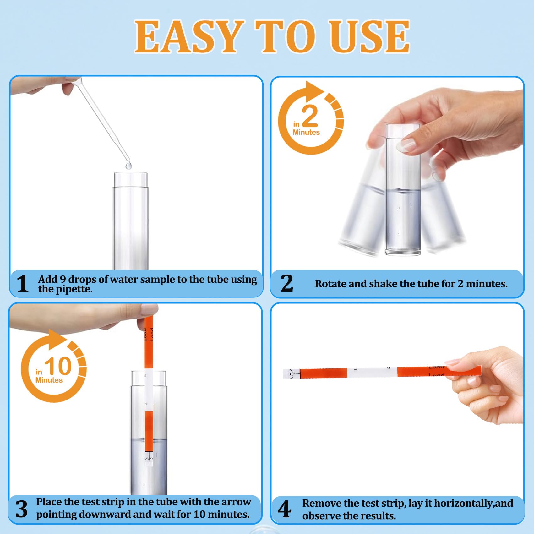 Lead Testing Kit Water,Lead Test Kit Drinking Water Test Strips Lead,1 Pack — Amazon image 5