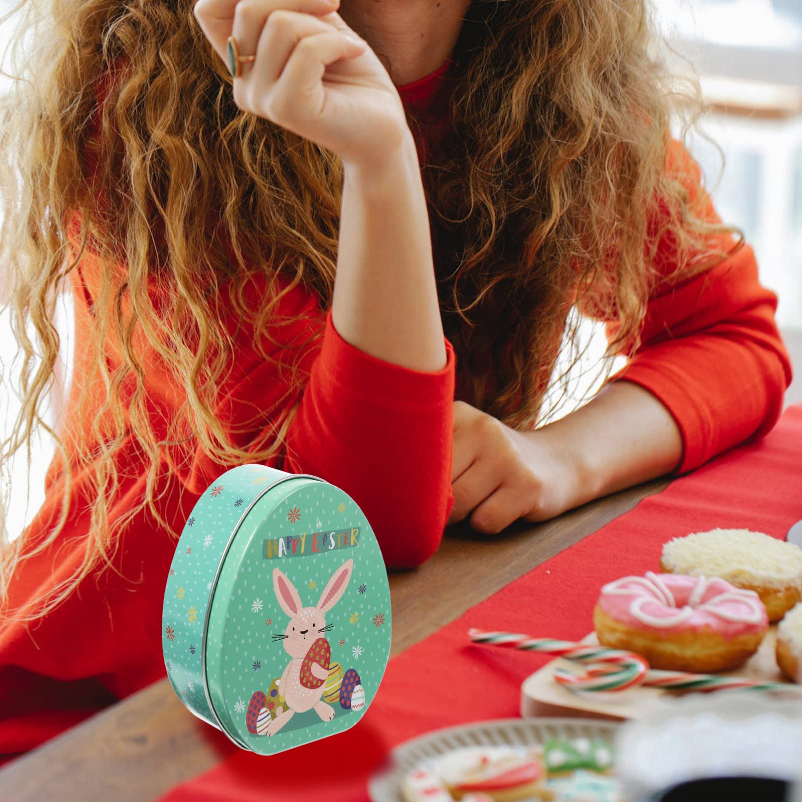 Paas-koekjesdozen, papieren dozen voor bakkerij met