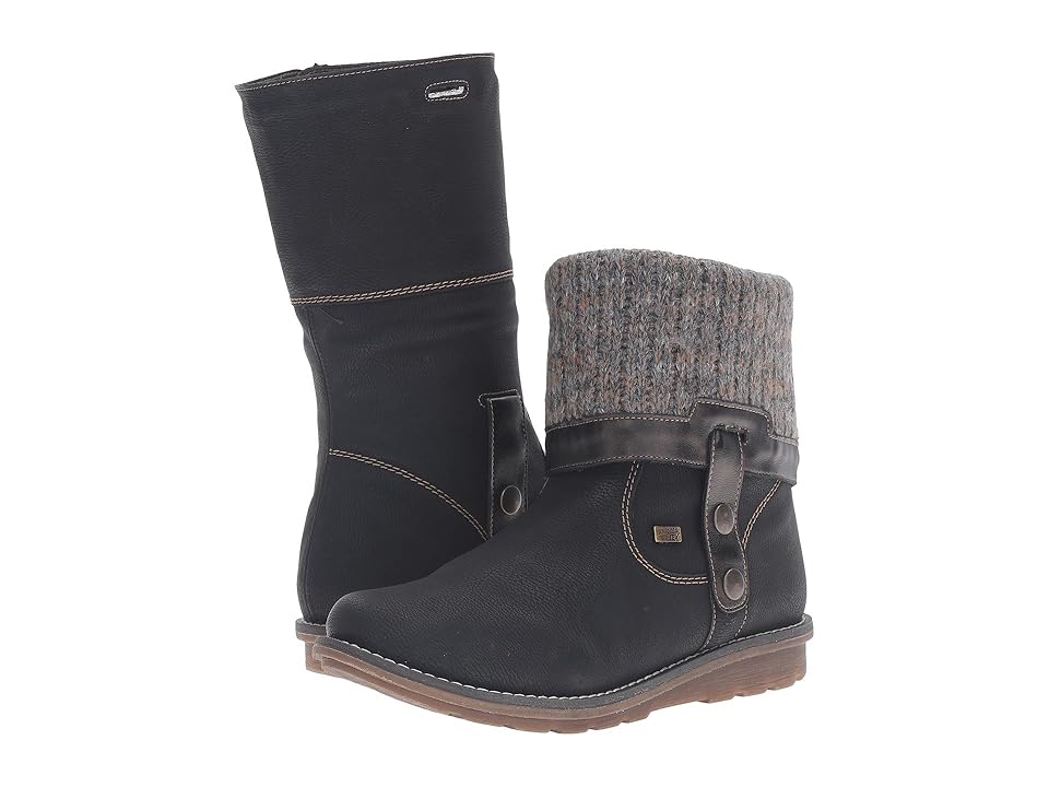

Rieker R1071 Shanice 71 (Schwarz/Antik/Graphit) Women's Boots, Black