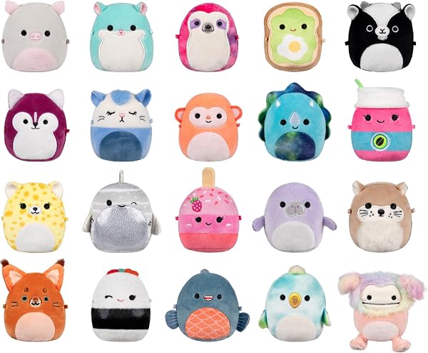 Squishmallows Original Micromallows Plush 20-Pack (Amazon Exclusive)