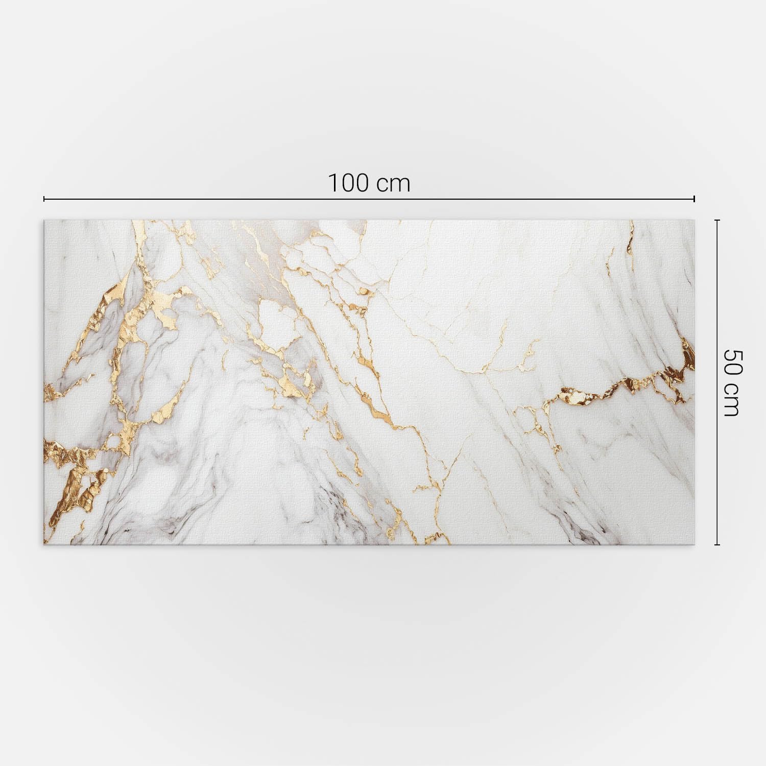 Paneles Decorativos 100x50 cm Montaje en Pared Impermeable 1 Pieza Montaje Rápido Sostenible Fácil de Limpiar Cocina Fácil Limpieza - Mármol elegante con vetas