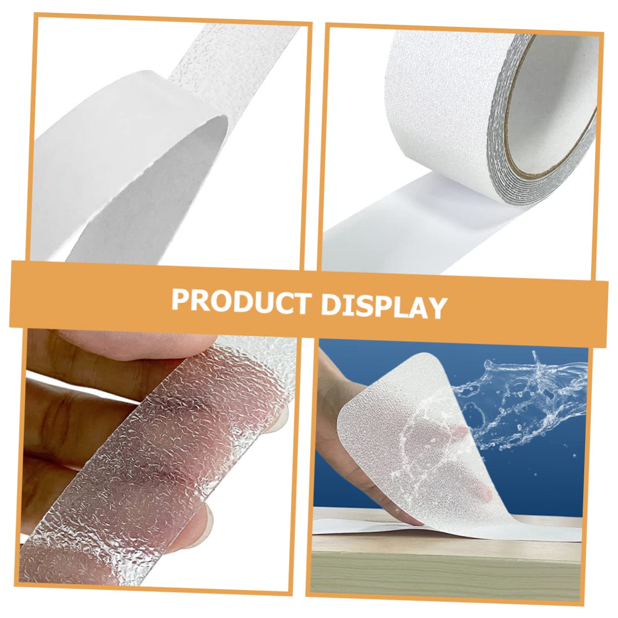 iplusmile 3rollen Anti-rutsch Tape Transparent Für Treppen Und Badewannen Langlebige Selbstklebende Grip Tape Für Glatten Oberflächen Rutschfeste Lösung Für Innen Und Außenbereiche