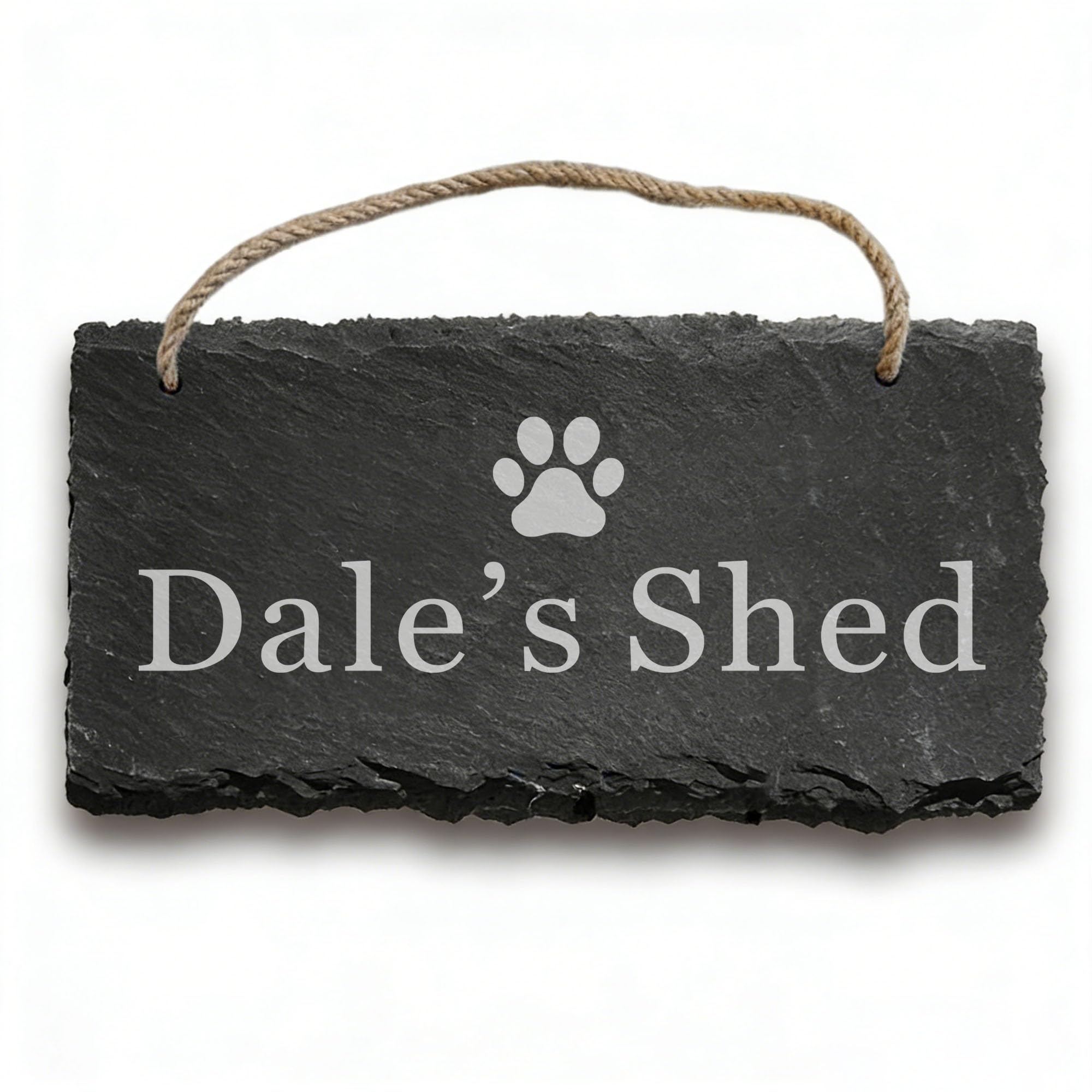Slate Garden Plaques Personalised House Signs Outdoor Decoration Man Cave Door Signs for Inside or Outside