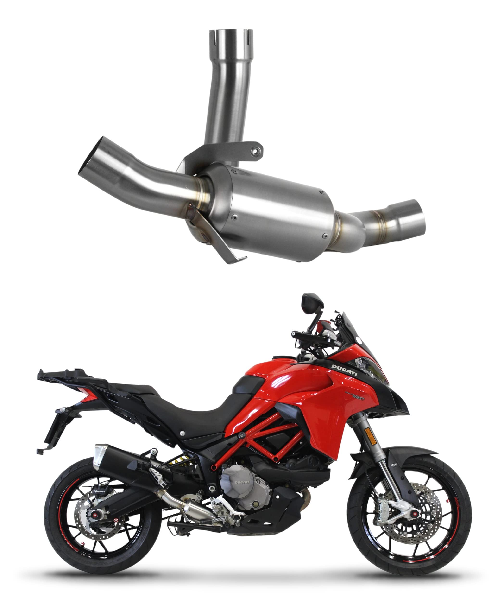 Collettore Di Raccordo Centrale DOMINATOR Per BMW F850GS 2018-2020 - Acciaio Inox