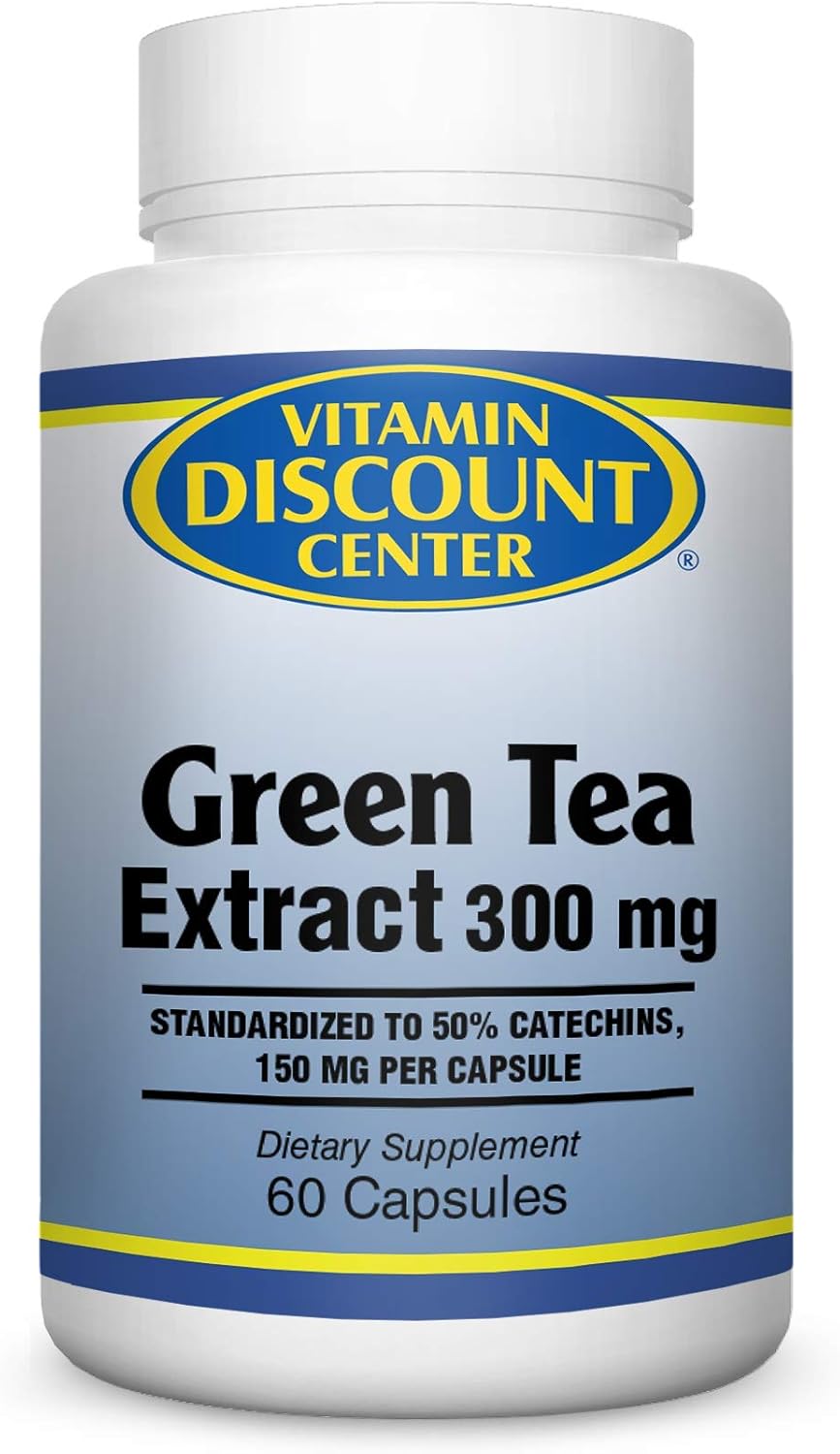 Green Tea Extract 300mg, 60 Capsules