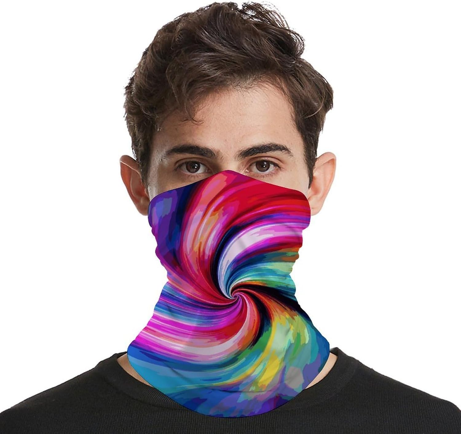 Colorful Tie Dye Cooling Bandana, UV Protection Neck Gaiter image 4