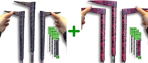 ALIEN PROS Paquete de 6 cintas de envoltura Magic & Fire Mix Golf Grip - ReGrip en 1 minuto