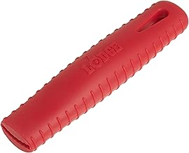 Lodge ASCRHH41 Seasoned Steel Silicone Handle Holder, Red, 7"
