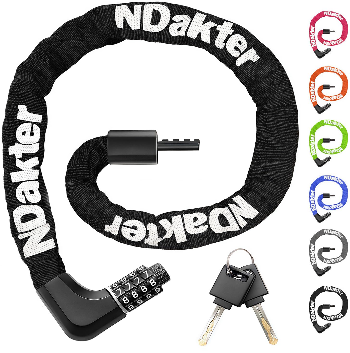 NDakter Key+Combo Lock