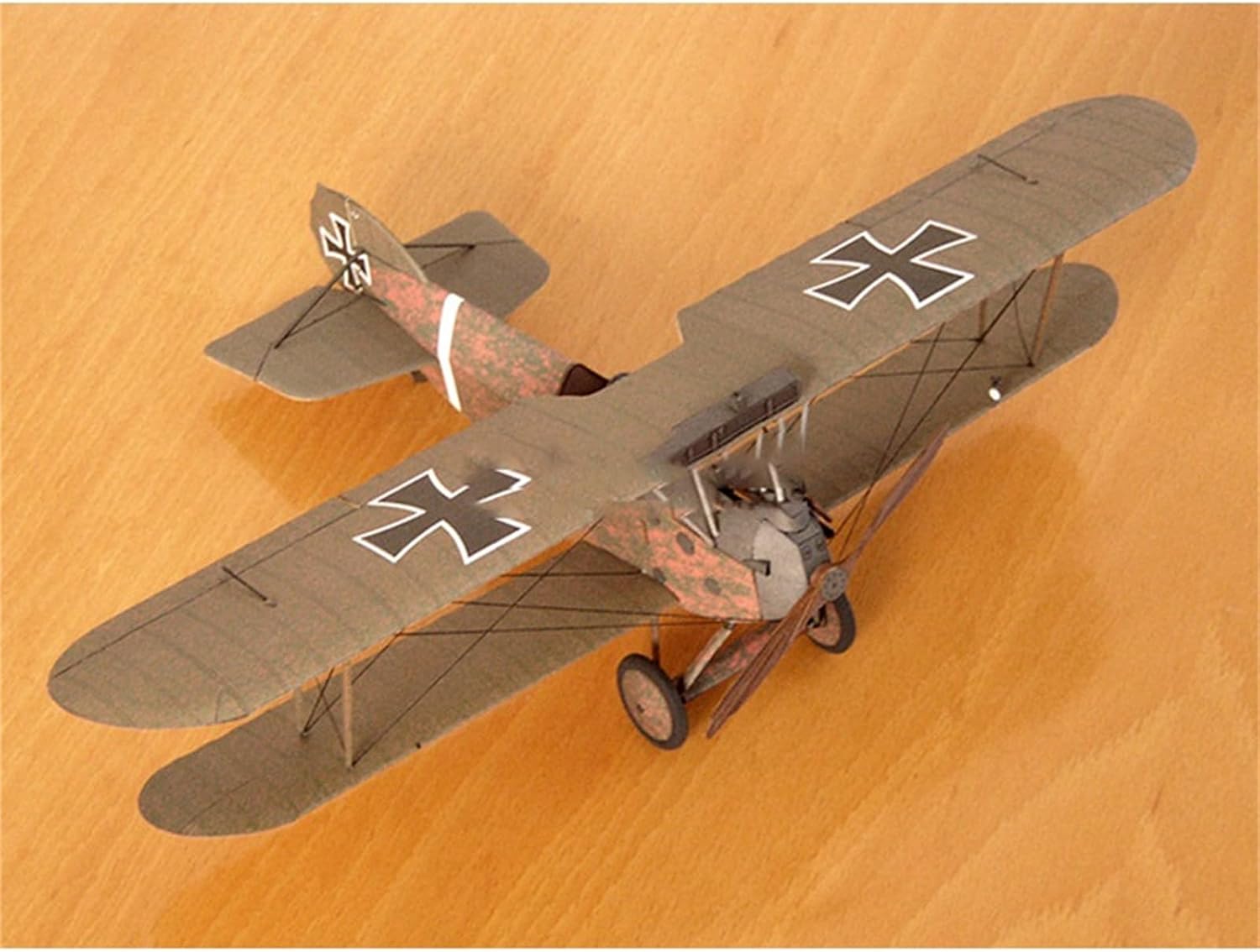 DAGIJIRD (Unassembled Kit) Simulation Paper Aircraft Model 1:33 Phonix D II Fighter Attack Airplane Model