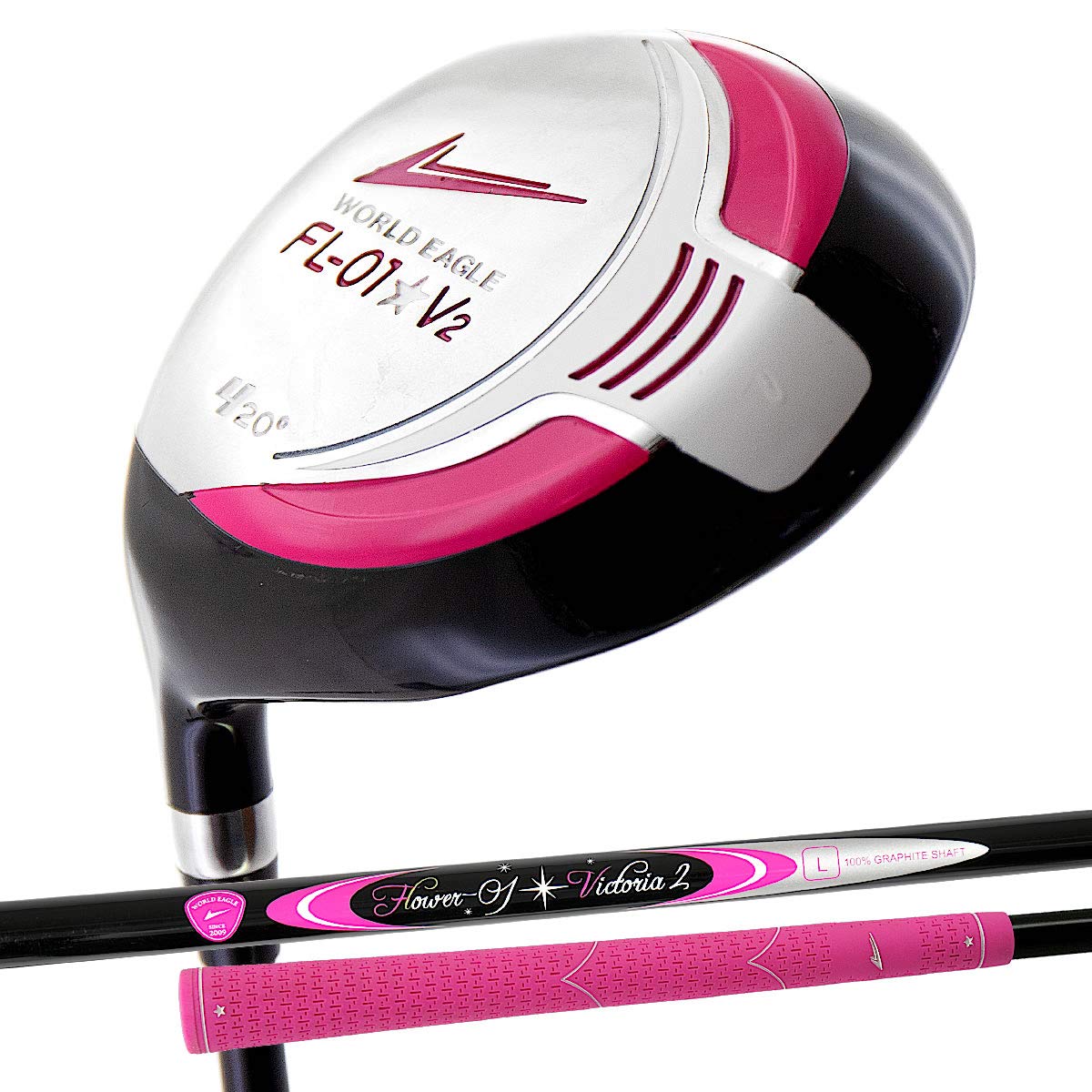 Amazon.co.jp: WORLD EAGLE FL-01V2 B/Berry ドライバー レディース 