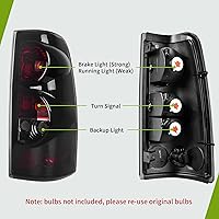 Vista 6 de DWVO Conjunto de faros delanteros y luces traseras compatibles con Chevy Silverado 150001-02 1999 2000 2000 2001 2002 Chevy Silverado 1500HD 2500HD