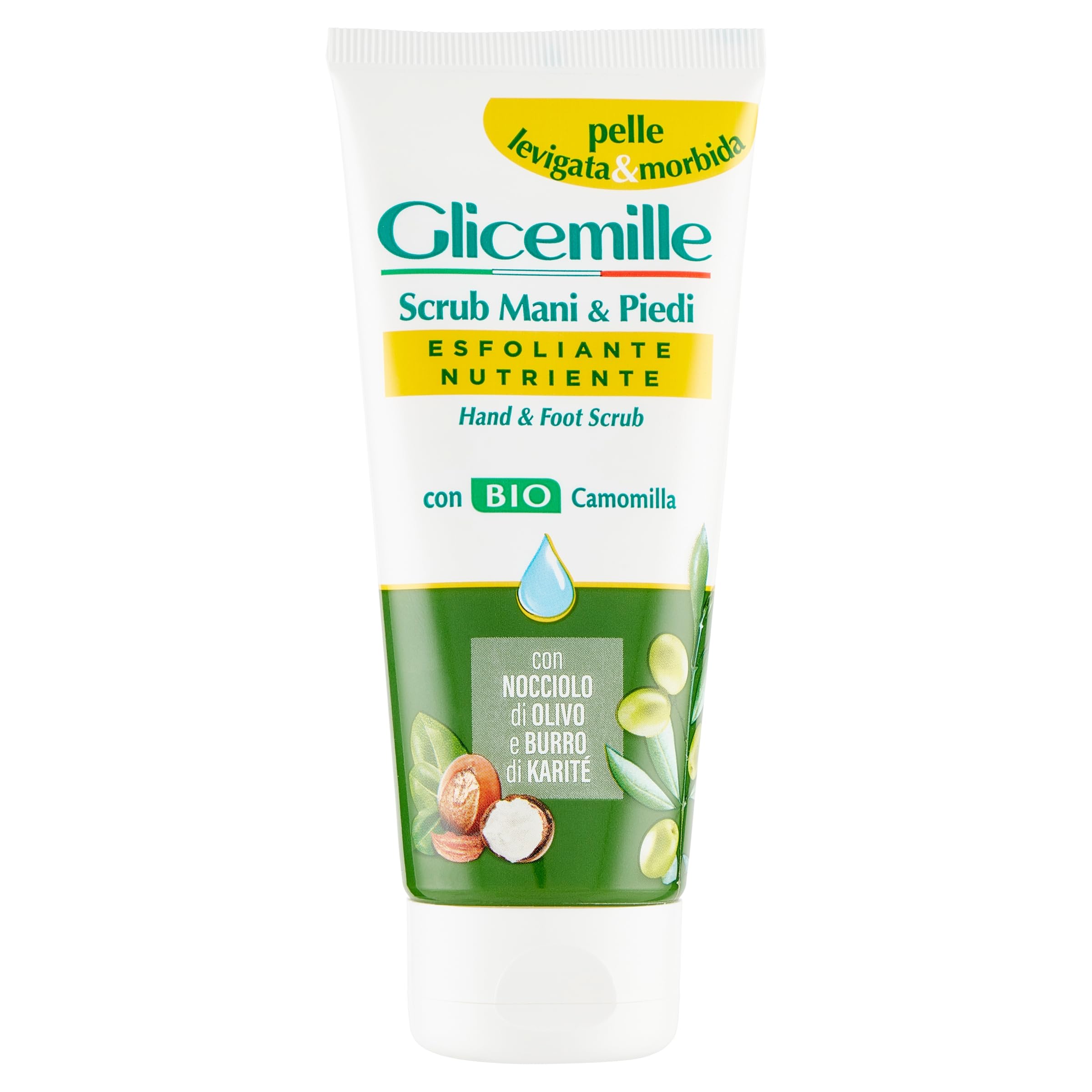 Glicemille Scrub Mani & Piedi Con Bio Camomilla Esfoliante Nutriente 100 ml