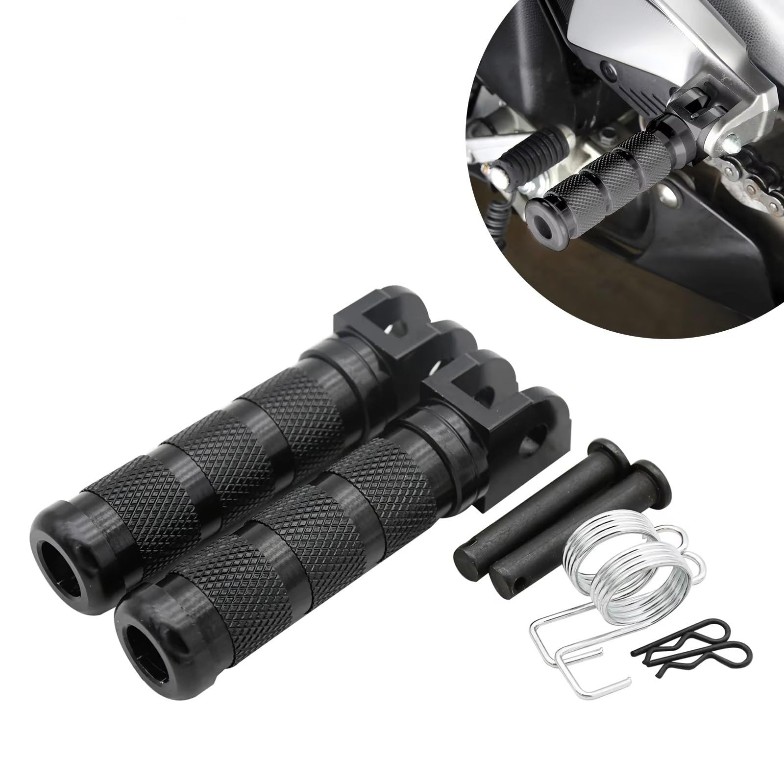 Amazon | オートバイ用フットプレートペダル For Z300 For Z750R For