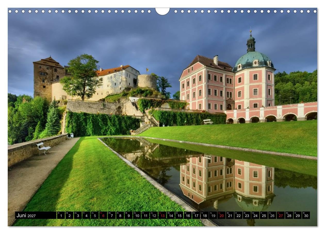 CALVENDO - Tschechien (Wandkalender 2027 DIN A3 quer), Monatskalender: Tschechien mit seinen großartigen Städten, Burgen und Schlössern