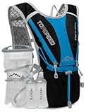 Hydration Pack Backpack,IX INOXTO Running Hydration Vest with 1.5L ( 50 oz) Water Bladder for Men Women,Lightweight Water Backpack for Hiking Cycling Climbing Camping (Black)