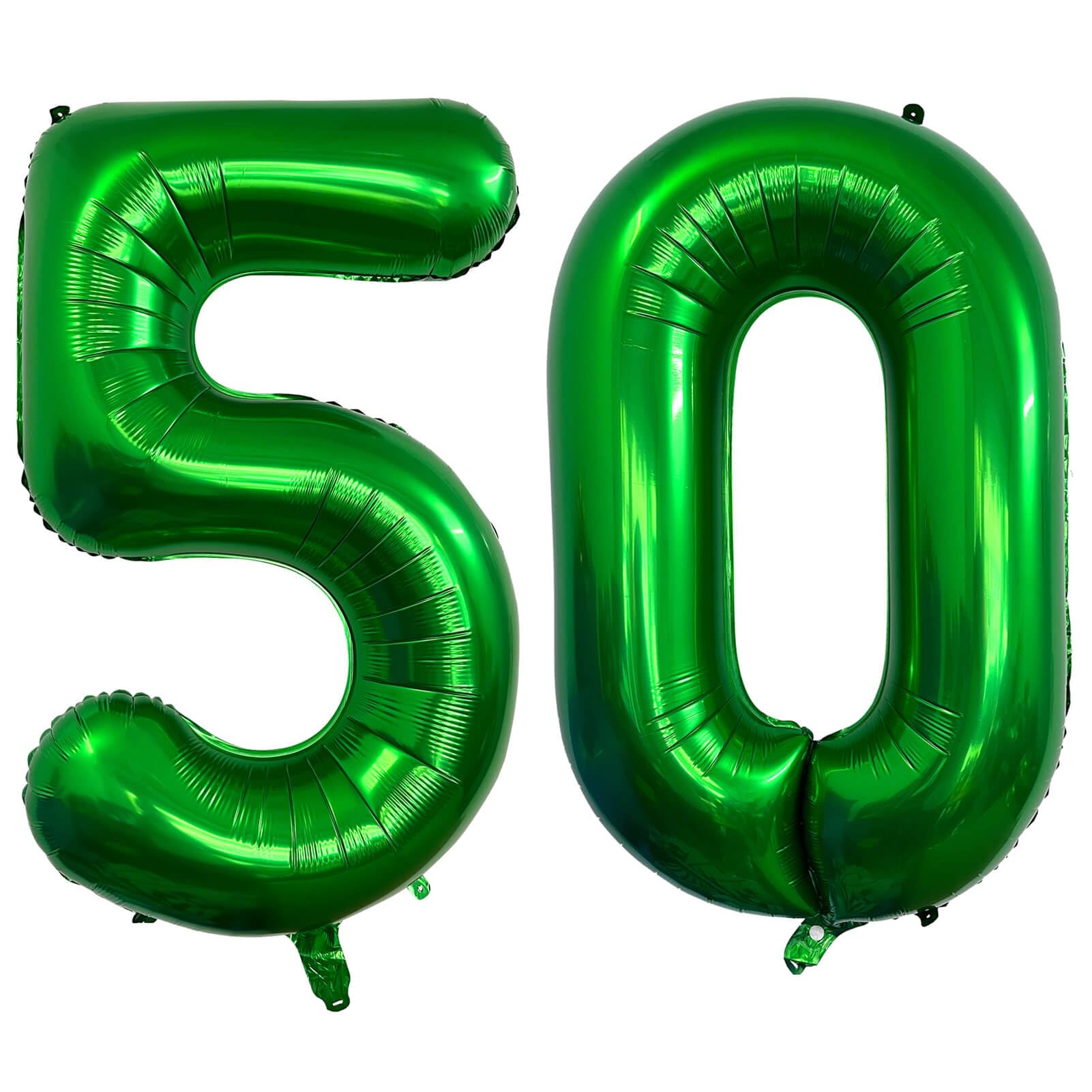 Number 50 Dark Green Balloons 40 Inch Giant Green 50 Numer Foil Helium Balloons for 50th Dark Green Birthday Party Supplies 50th Anniversary Events Decorations