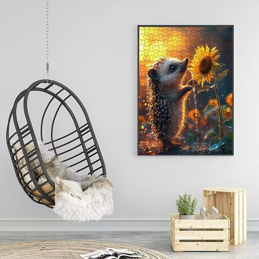 Puzzle 4000 Pezzi, Girasole Erico 3D Puzzle per Adulti Impegnativo, Educa Puzzles Artistico, Divertente E Stimolante Puzzles Decorativo per La Famiglia, Regalo e Decorazione Pareti DX0YL6-921